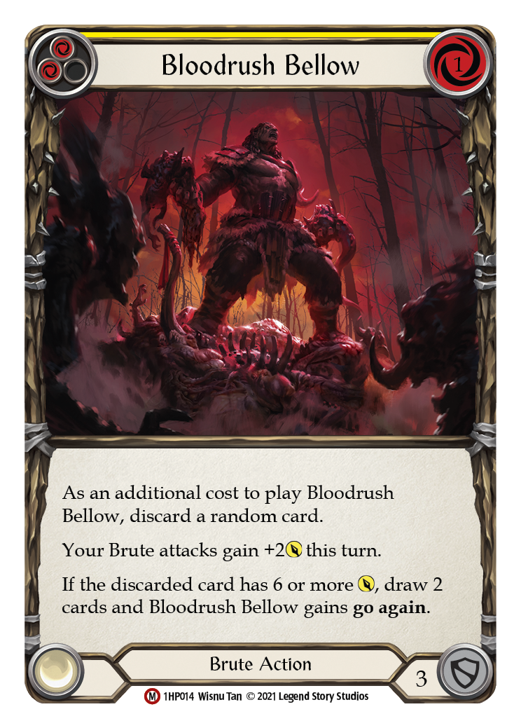 Bloodrush Bellow [1HP014] (History Pack 1) | Card Merchant Takapuna
