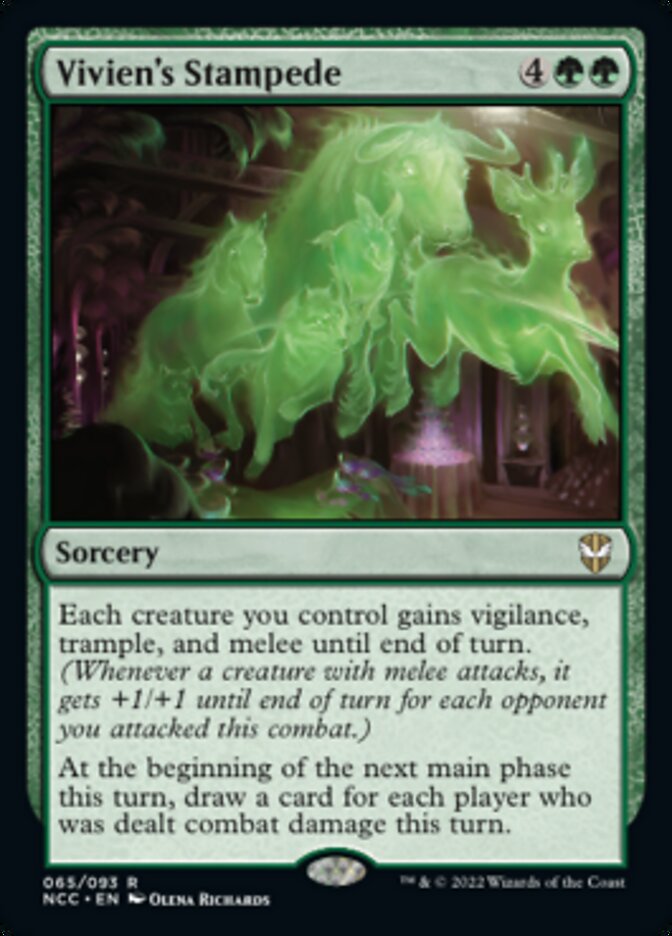 Vivien's Stampede [Streets of New Capenna Commander] | Card Merchant Takapuna