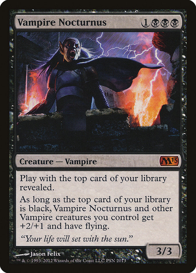 Vampire Nocturnus (Duels of the Planeswalkers Promos) [Duels of the Planeswalkers Promos 2012] | Card Merchant Takapuna