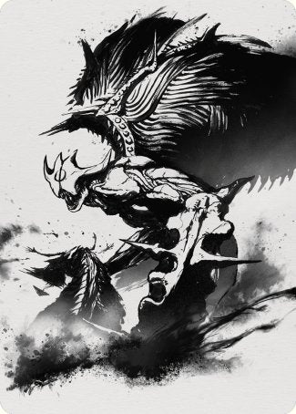 Phyrexian Vindicator 2 Art Card [Phyrexia: All Will Be One Art Series] | Card Merchant Takapuna