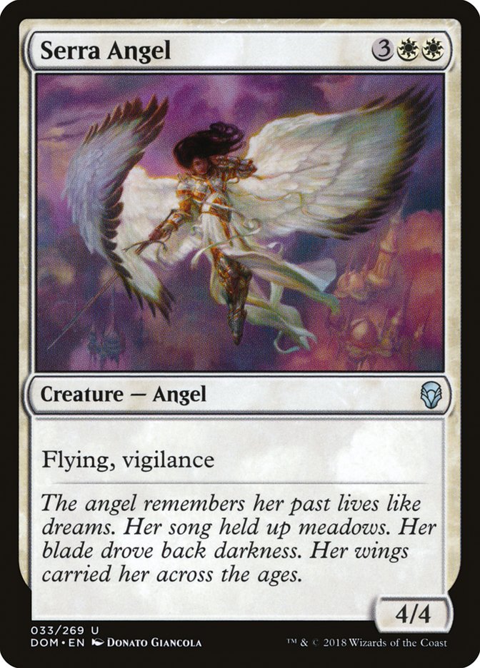 Serra Angel [Dominaria] | Card Merchant Takapuna