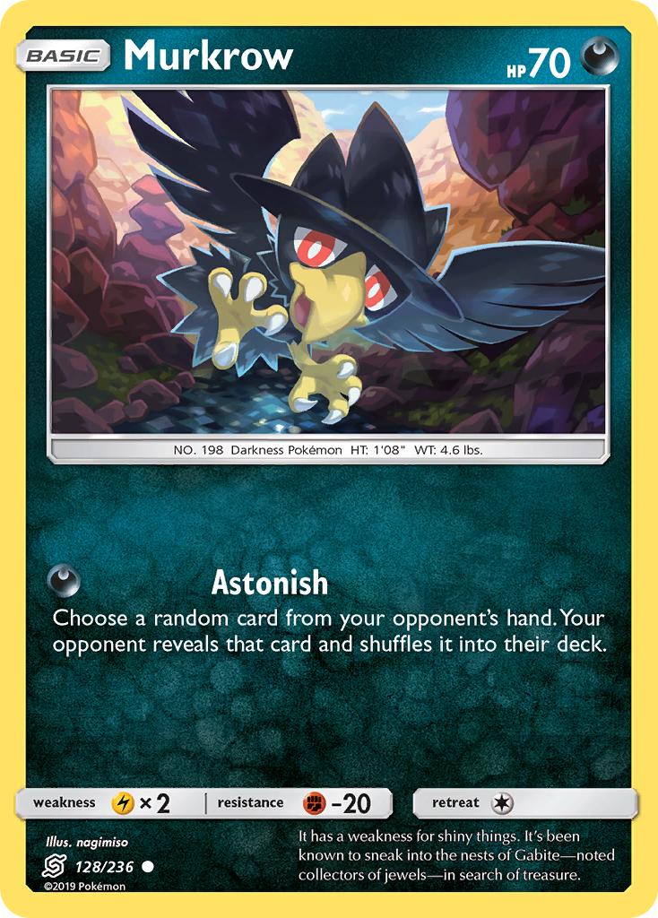 Murkrow (128/236) [Sun & Moon: Unified Minds] | Card Merchant Takapuna