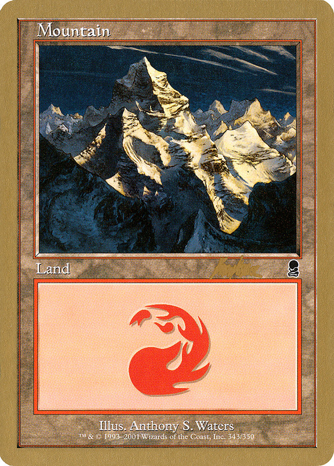 Mountain (bk343) (Brian Kibler) [World Championship Decks 2002] | Card Merchant Takapuna