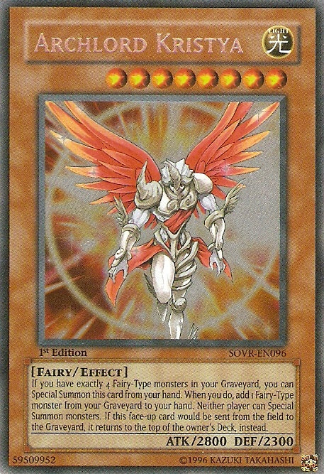 Archlord Kristya [SOVR-EN096] Secret Rare | Card Merchant Takapuna