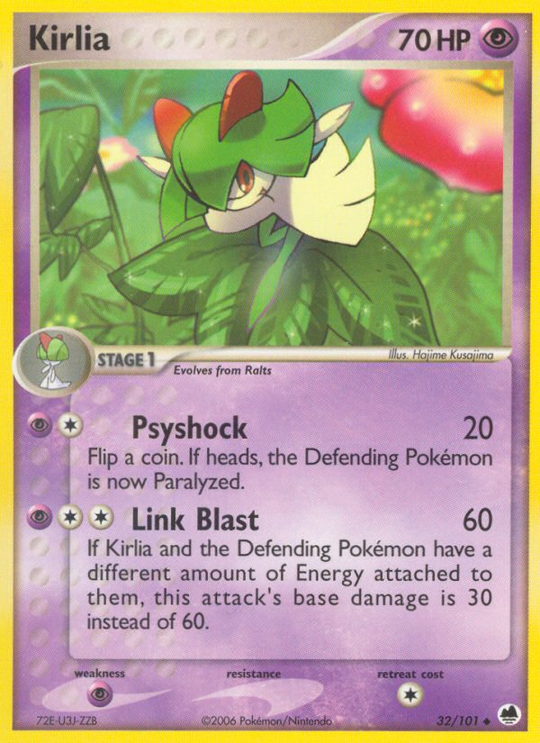 Kirlia (32/101) [EX: Dragon Frontiers] | Card Merchant Takapuna