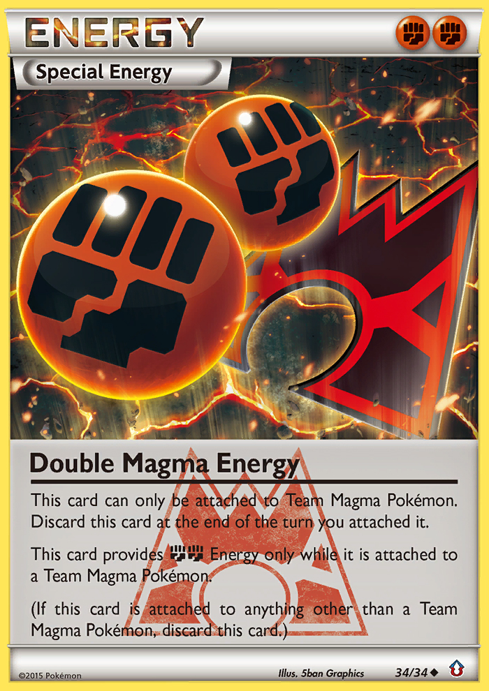 Double Magma Energy (34/34) [XY: Double Crisis] | Card Merchant Takapuna