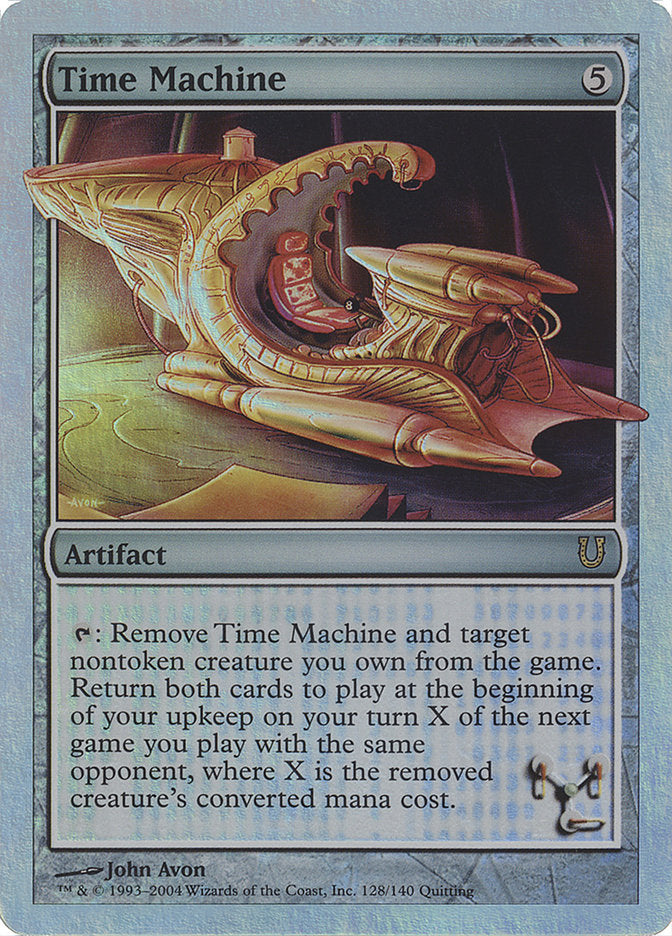 Time Machine (Alternate Foil) [Unhinged] | Card Merchant Takapuna