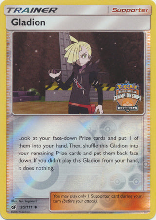 Gladion (95/111) (Regional Championship Promo) [Sun & Moon: Crimson Invasion] | Card Merchant Takapuna