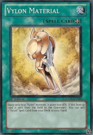 Vylon Material [HA05-EN028] Super Rare | Card Merchant Takapuna