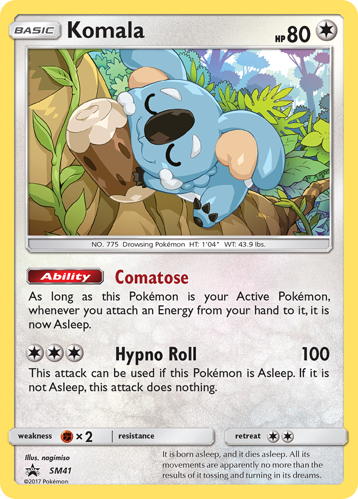Komala (SM41) [Sun & Moon: Black Star Promos] | Card Merchant Takapuna
