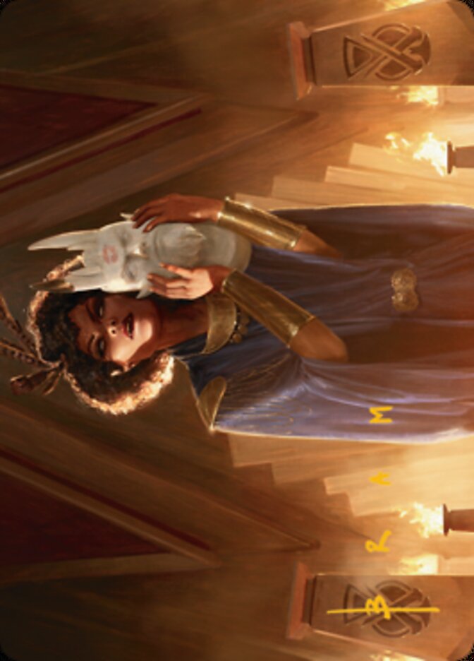 Cormela, Glamour Thief Art Card (Gold-Stamped Signature) [Streets of New Capenna Art Series] | Card Merchant Takapuna