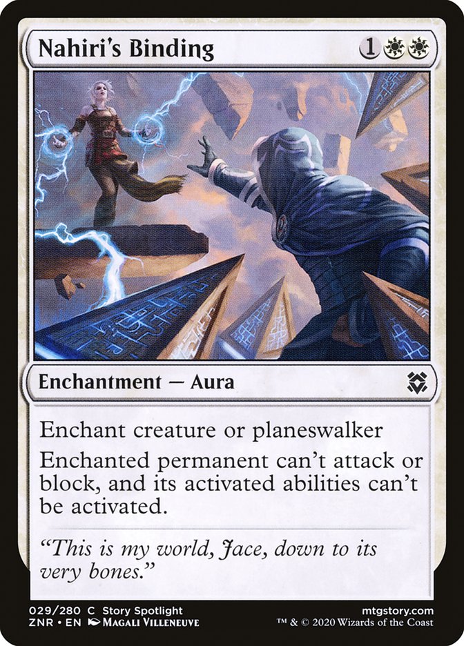 Nahiri's Binding [Zendikar Rising] | Card Merchant Takapuna