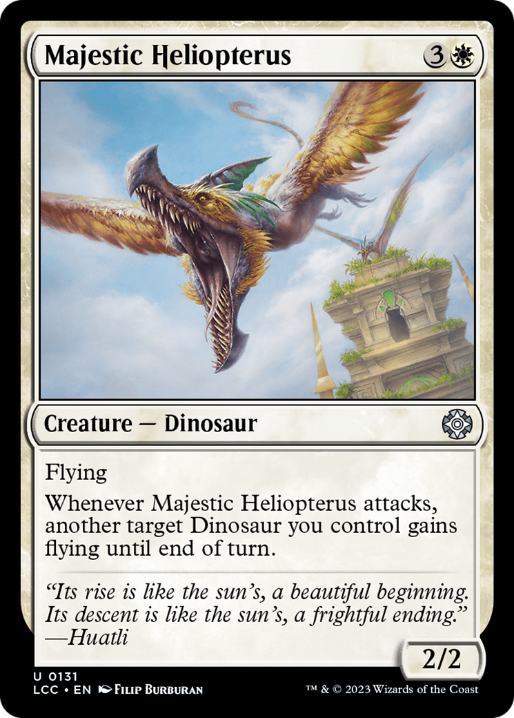 Majestic Heliopterus [The Lost Caverns of Ixalan Commander] | Card Merchant Takapuna