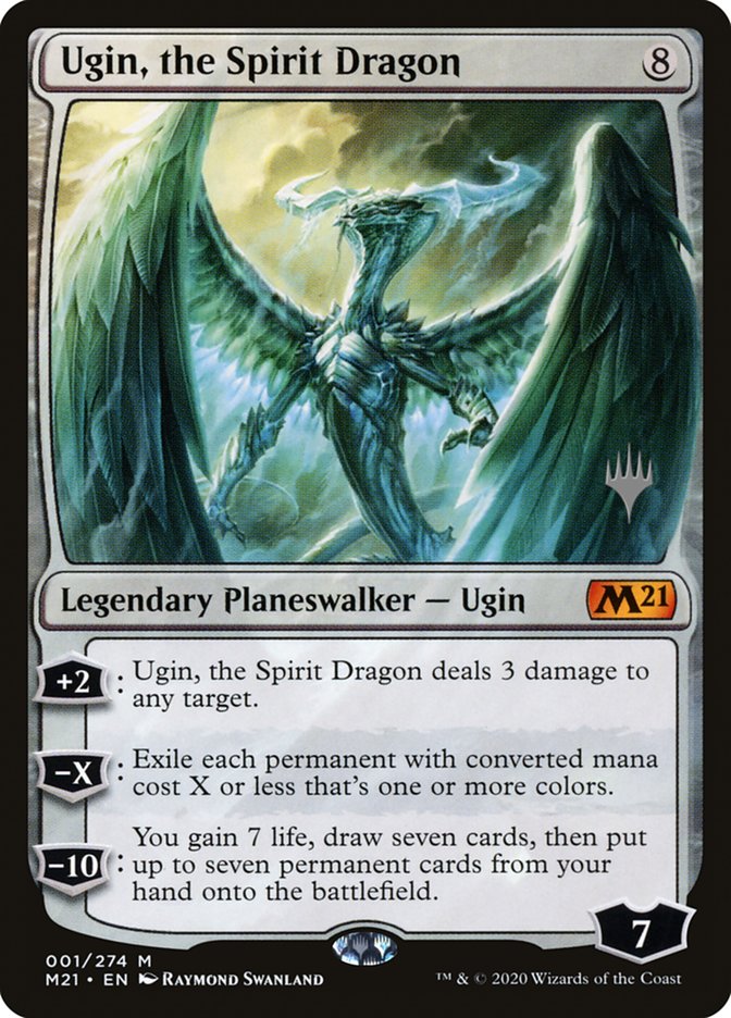 Ugin, the Spirit Dragon (Promo Pack) [Core Set 2021 Promos] | Card Merchant Takapuna