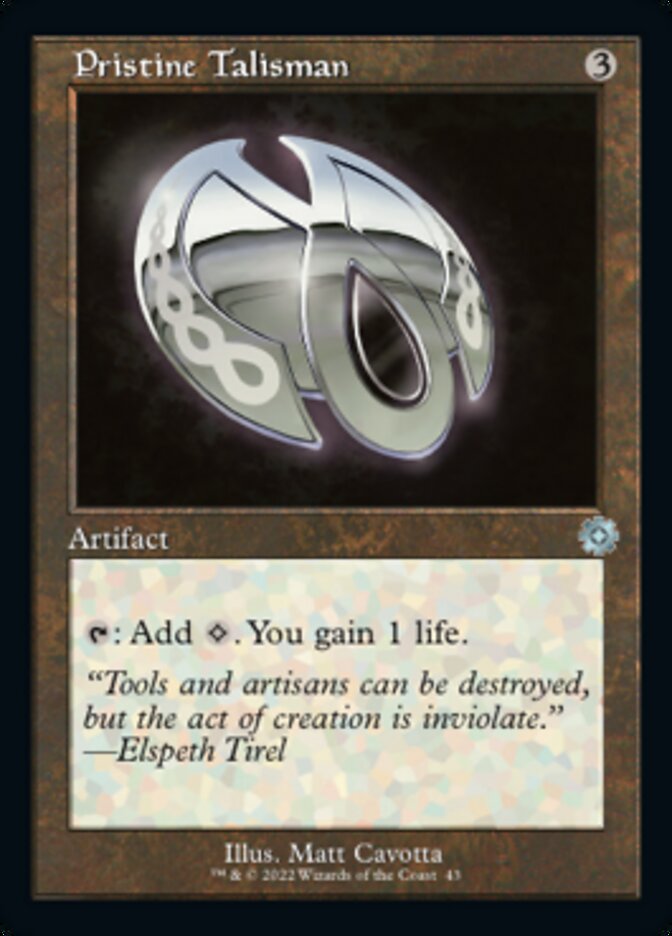 Pristine Talisman (Retro) [The Brothers' War Retro Artifacts] | Card Merchant Takapuna