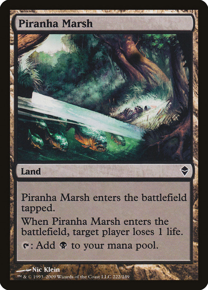 Piranha Marsh [Zendikar] | Card Merchant Takapuna