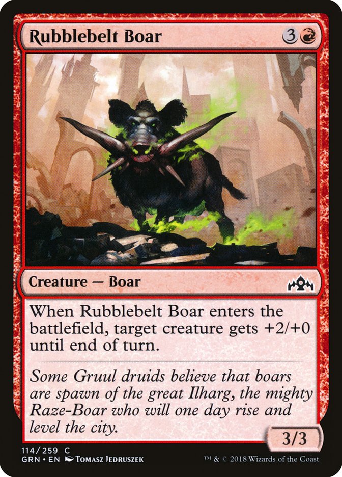 Rubblebelt Boar [Guilds of Ravnica] | Card Merchant Takapuna