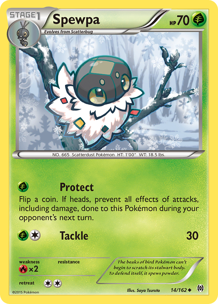Spewpa (14/162) [XY: BREAKthrough] | Card Merchant Takapuna