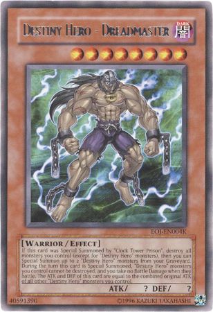 Destiny Hero - Dreadmaster (Redemption Replacement) [EOJ-EN004K] Rare | Card Merchant Takapuna