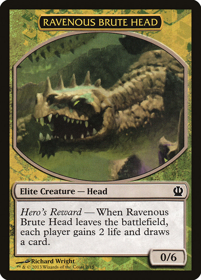 Ravenous Brute Head [Theros Face the Hydra] | Card Merchant Takapuna