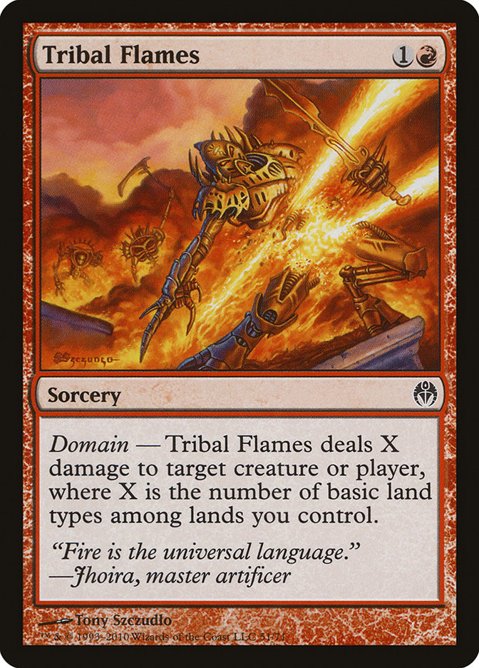 Tribal Flames [Duel Decks: Phyrexia vs. the Coalition] | Card Merchant Takapuna
