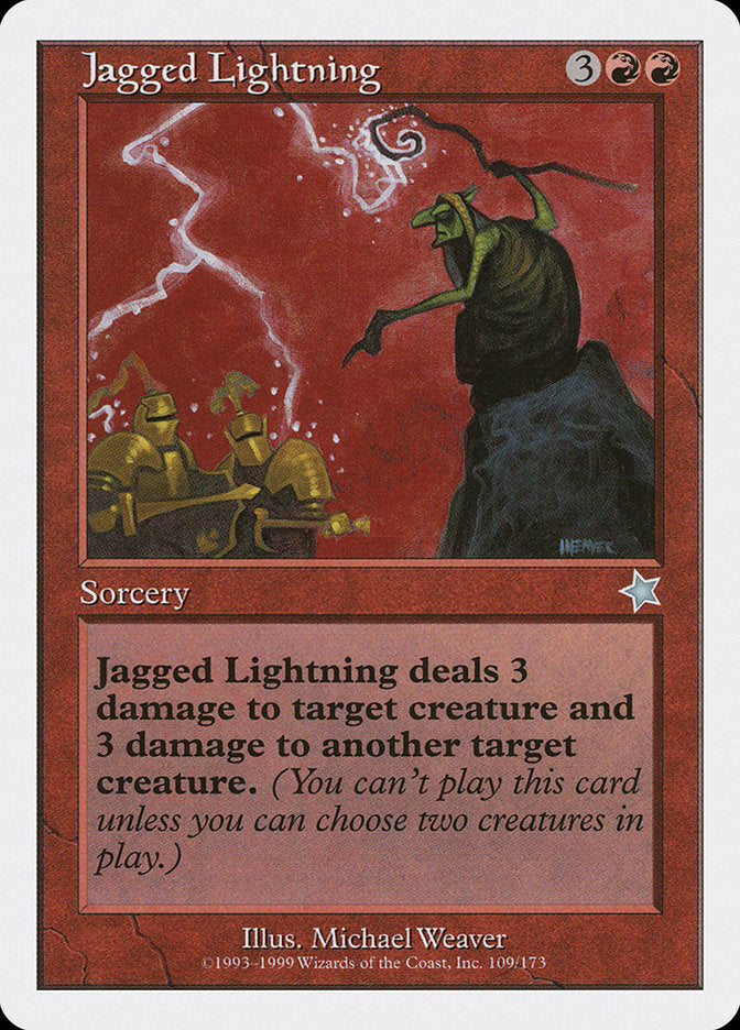 Jagged Lightning [Starter 1999] | Card Merchant Takapuna