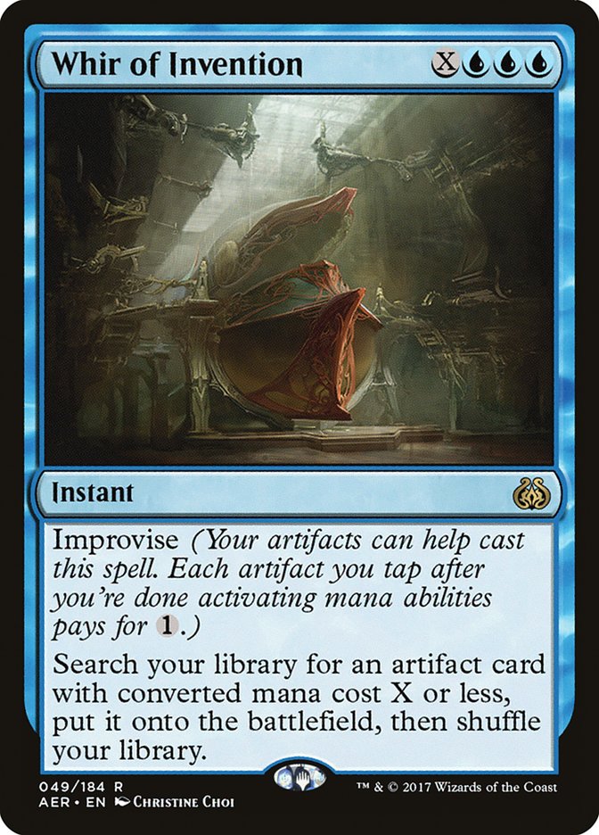 Whir of Invention [Aether Revolt] | Card Merchant Takapuna