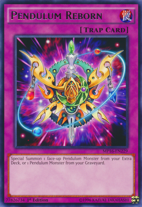 Pendulum Reborn [MP16-EN229] Rare | Card Merchant Takapuna