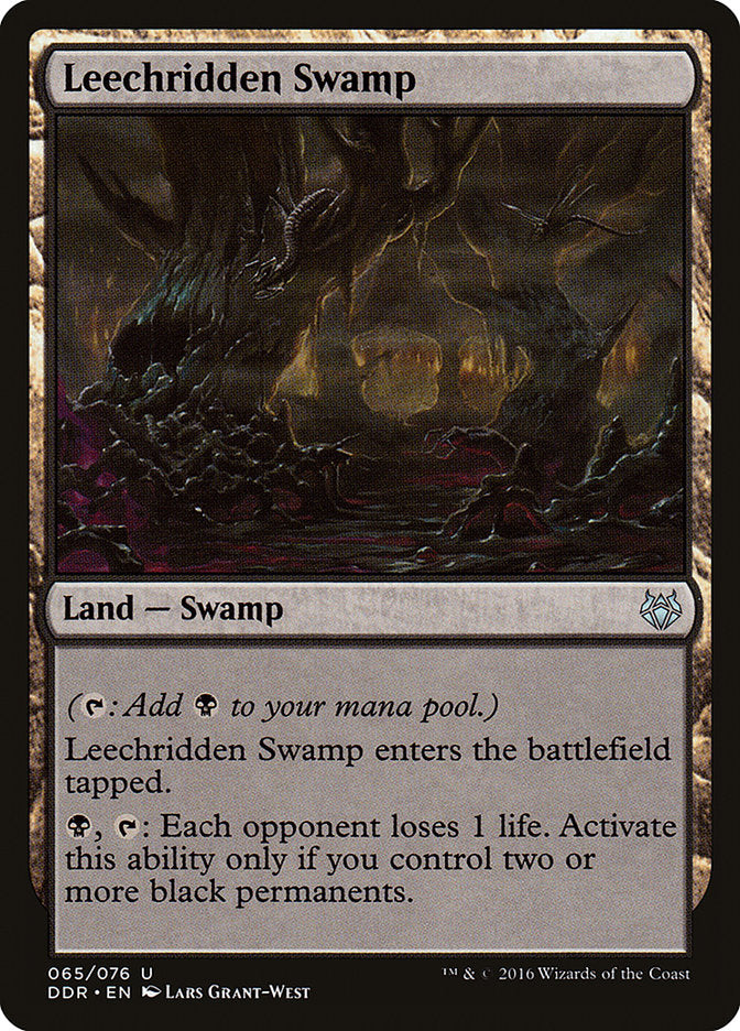 Leechridden Swamp [Duel Decks: Nissa vs. Ob Nixilis] | Card Merchant Takapuna