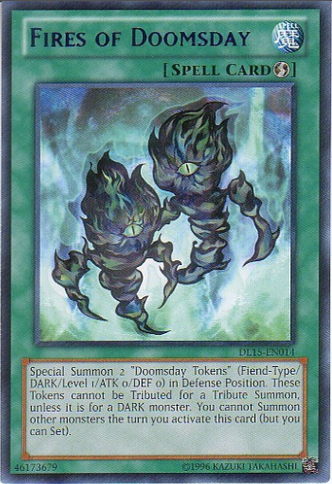 Fires of Doomsday (Purple) [DL15-EN014] Rare | Card Merchant Takapuna