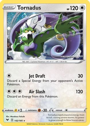 Tornadus (142/185) (Cosmos Holo) [Sword & Shield: Vivid Voltage] | Card Merchant Takapuna