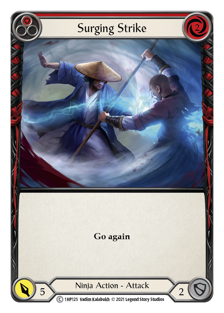 Surging Strike (Red) [1HP125] (History Pack 1) | Card Merchant Takapuna