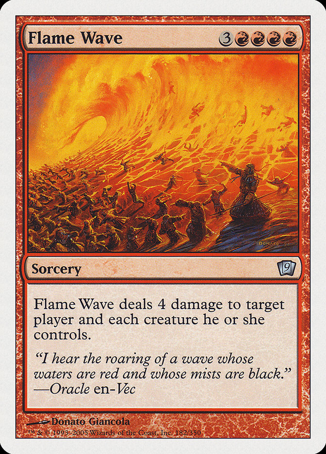 Flame Wave [Ninth Edition] | Card Merchant Takapuna