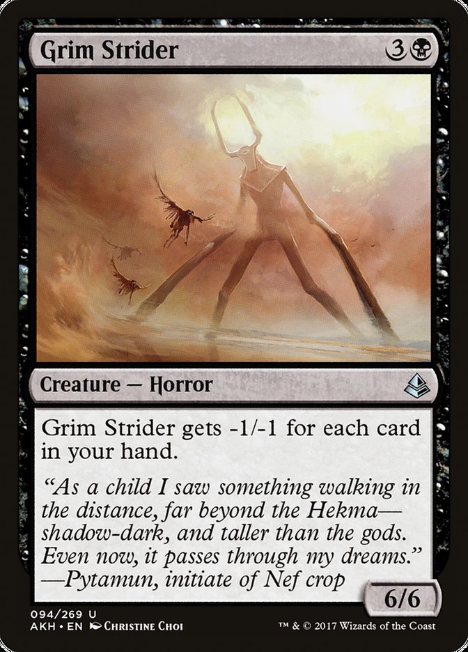 Grim Strider [Amonkhet] | Card Merchant Takapuna