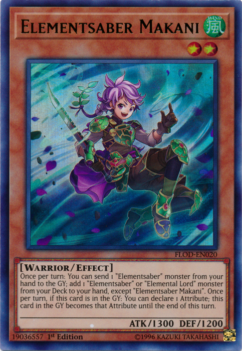 Elementsaber Makani [FLOD-EN020] Ultra Rare | Card Merchant Takapuna