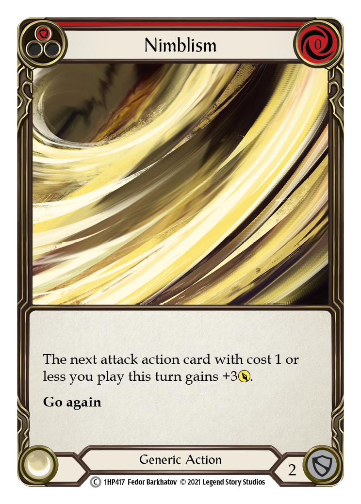 Nimblism (Red) [1HP417] (History Pack 1) | Card Merchant Takapuna