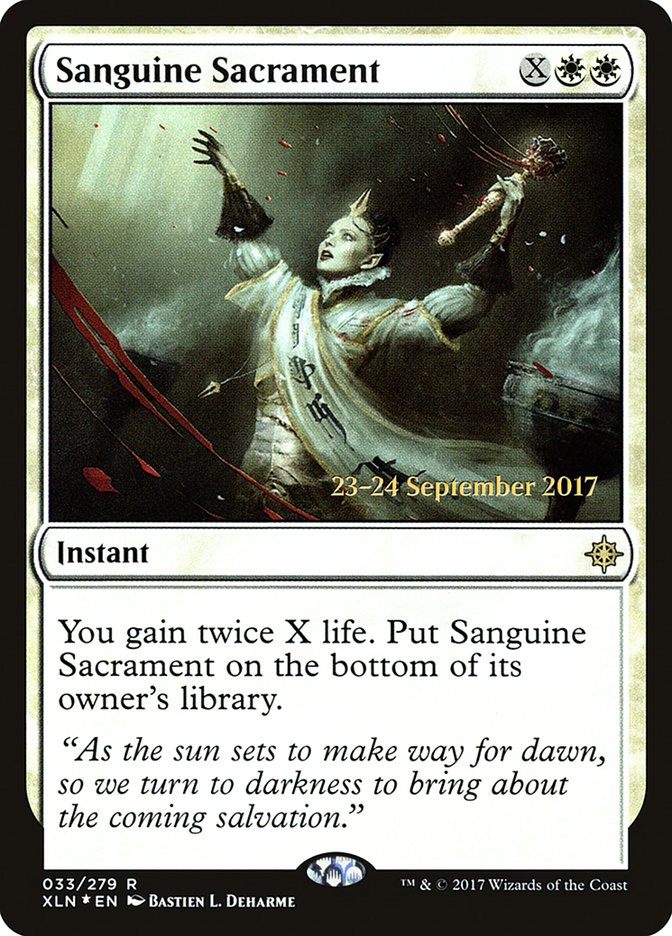 Sanguine Sacrament [Ixalan Prerelease Promos] | Card Merchant Takapuna