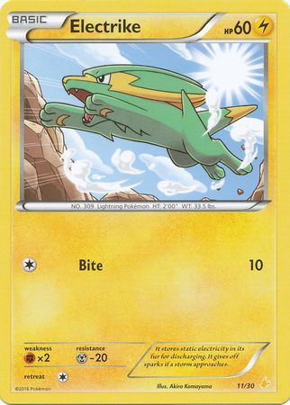Electrike (11/30) [XY: Trainer Kit 3 - Pikachu Libre] | Card Merchant Takapuna