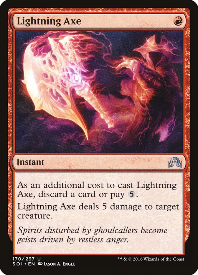 Lightning Axe [Shadows over Innistrad] | Card Merchant Takapuna