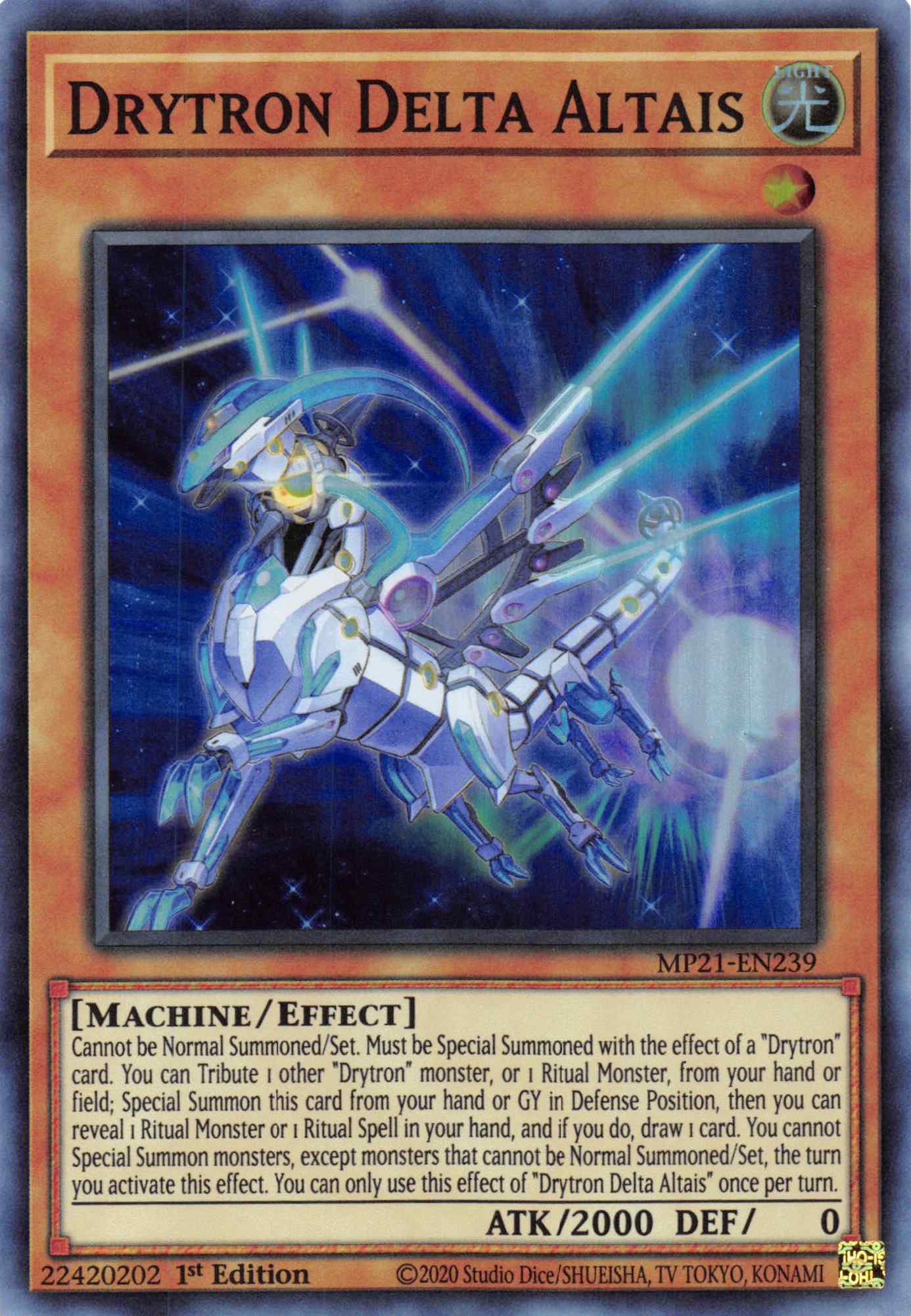 Drytron Delta Altais [MP21-EN239] Super Rare | Card Merchant Takapuna