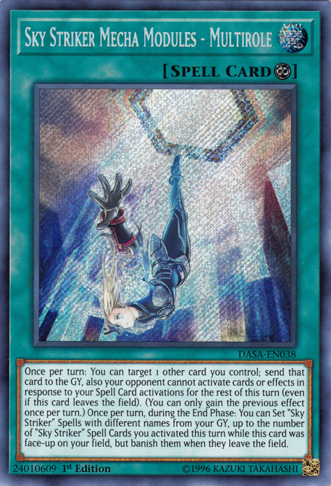 Sky Striker Mecha Modules - Multirole [DASA-EN038] Secret Rare | Card Merchant Takapuna
