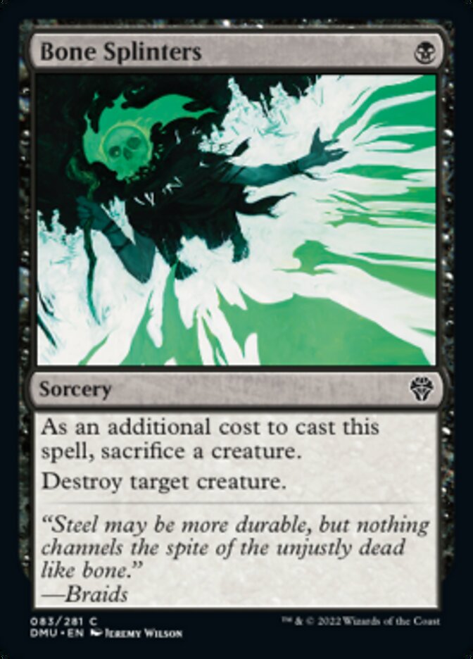 Bone Splinters [Dominaria United] | Card Merchant Takapuna
