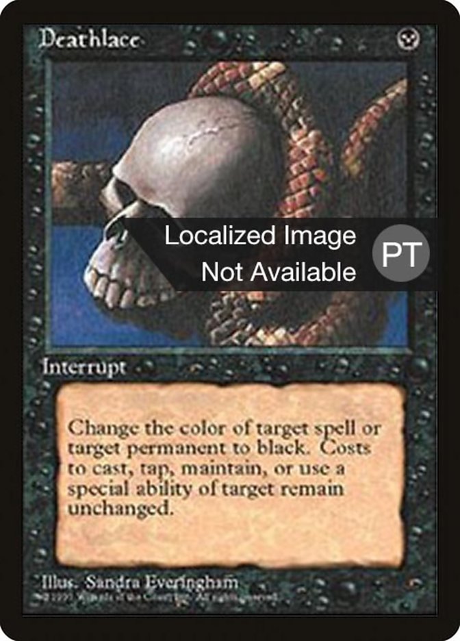Deathlace [Fourth Edition (Foreign Black Border)] | Card Merchant Takapuna