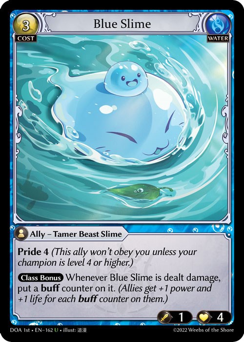 Blue Slime (162) [Dawn of Ashes: 1st Edition] | Card Merchant Takapuna
