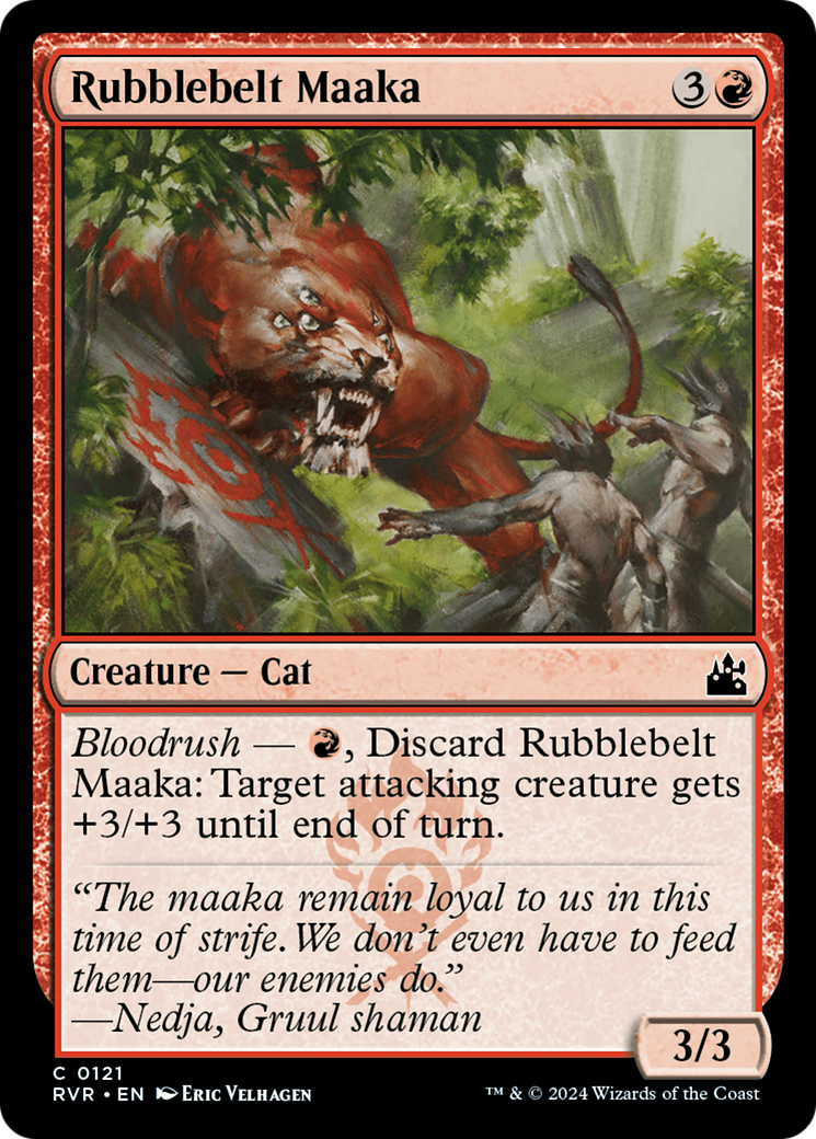 Rubblebelt Maaka [Ravnica Remastered] | Card Merchant Takapuna