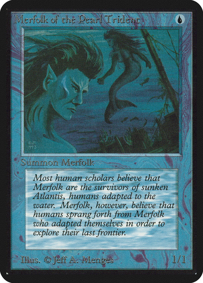 Merfolk of the Pearl Trident [Alpha Edition] | Card Merchant Takapuna