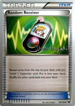 Random Receiver (99/108) (Terraki-Mewtwo - Shuto Itagaki) [World Championships 2012] | Card Merchant Takapuna