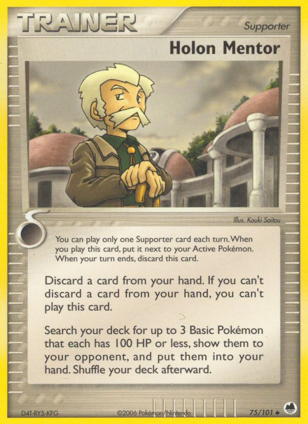 Holon Mentor (75/101) [EX: Dragon Frontiers] | Card Merchant Takapuna