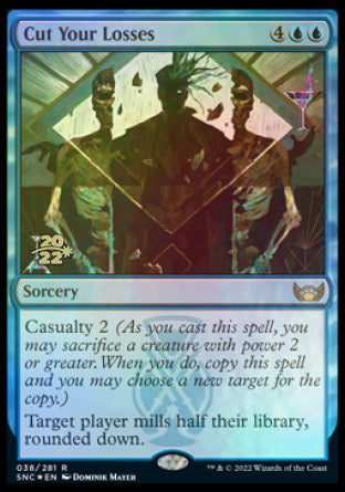 Cut Your Losses [Streets of New Capenna Prerelease Promos] | Card Merchant Takapuna