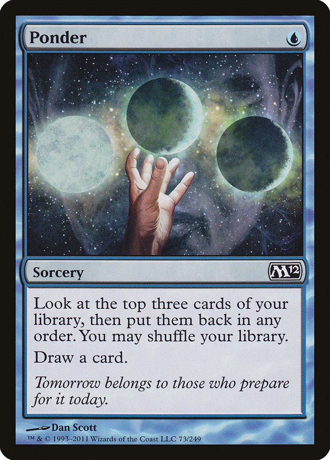 Ponder [Magic 2012] | Card Merchant Takapuna